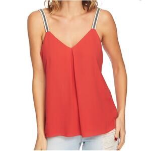 1. State Red V-Neck Cami